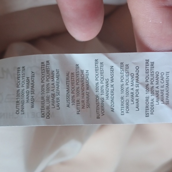 Nasty Gal Cream Suit Jacket Mini Dress, 17" Ptp, 32" Long, Nwt - Picture 7 of 7